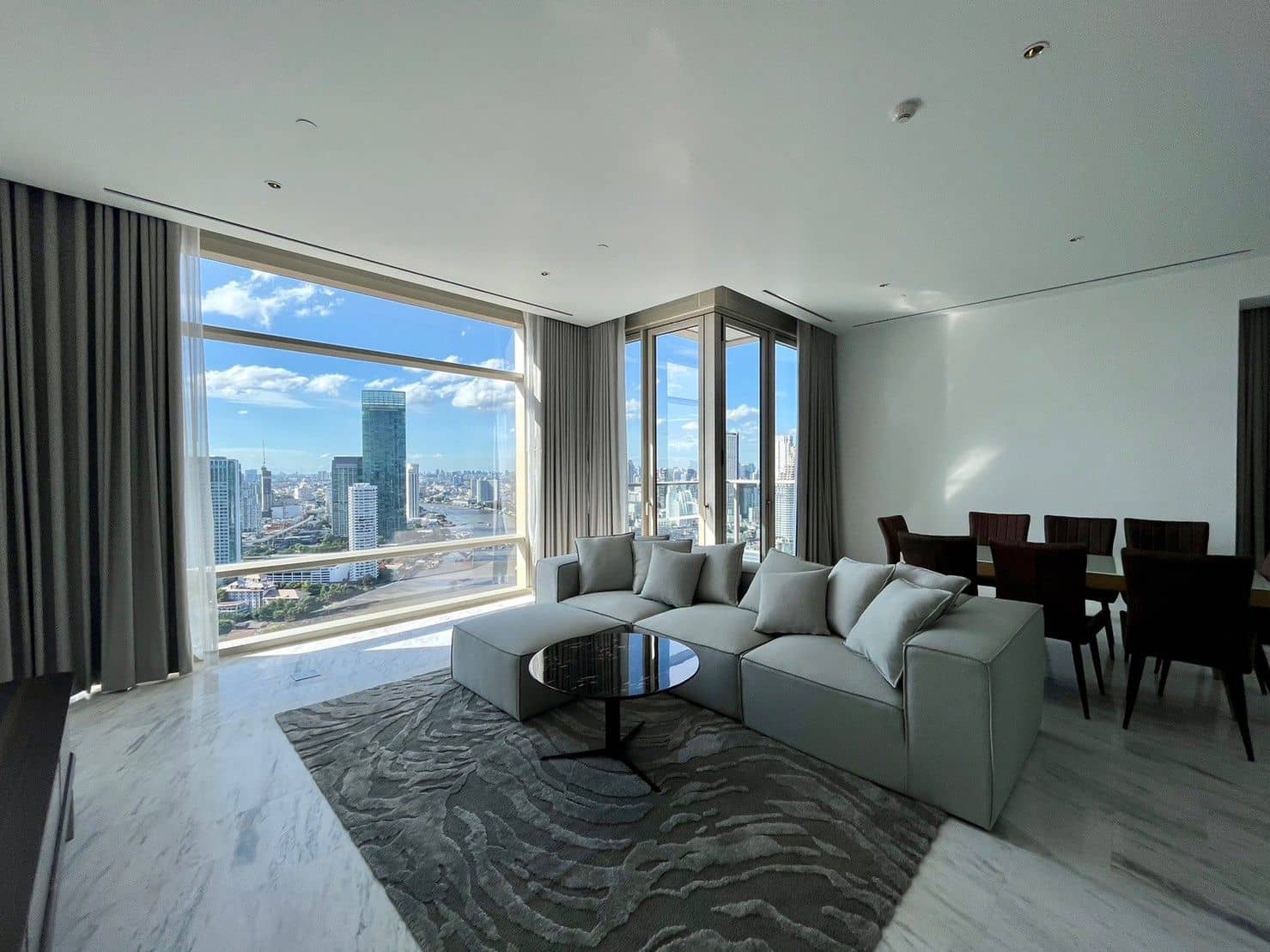 Four Seasons Private Residences Bangkok, living room published on the PropertyScout card