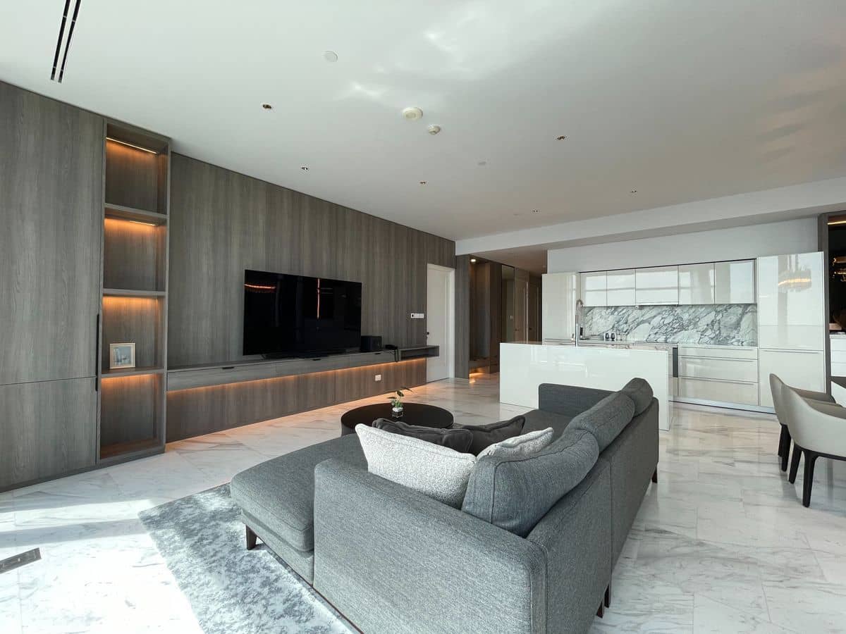 Four Seasons Private Residences Bangkok, living room published on the PropertyScout card