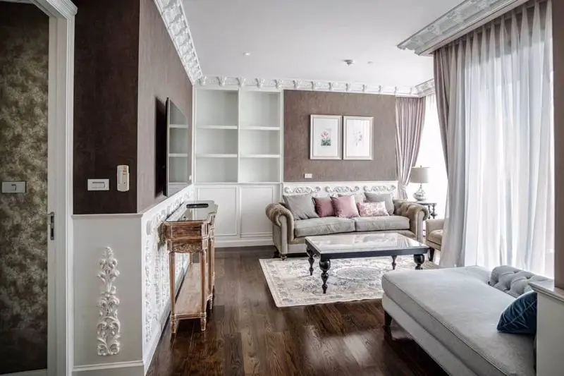 The Lumpini 24, living room published on the PropertyScout card